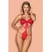 Соблазнительное боди Giftella красный L-XL
