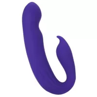 Фиолетовый вибратор G-Spot Dual Stimulator with Rolling Ball - 17,1 см фиолетовый 