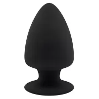 Черная анальная втулка Premium Silicone Plug M - 11 см черный 