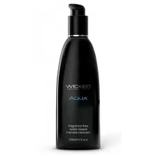 Легкий лубрикант с алоэ на водной основе Wicked AQUA - 250 мл  