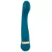 Бирюзовый вибромассажер с температурными режимами Hot n Cold Vibrator - 21,6 см бирюзовый 