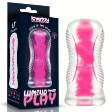 Светящийся в темноте мастурбатор 6.0 Lumino Play Masturbator прозрачный 