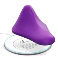 Фиолетовый треугольный вибромассажер Triangle Muscle Massager фиолетовый 