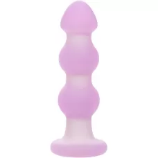 Сиреневая анальная пробка-ёлочка Beaded Probe - 10,7 см сиреневый 