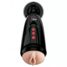 Мастурбатор-вагина с вибрацией Dirty Talk Starter Stroker телесный с черным 