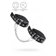 Черные оковы из одного ремешка с люверсами черный 