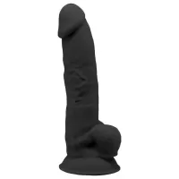 Черный фаллоимитатор SileXD Model 3 8  - 20 см черный 