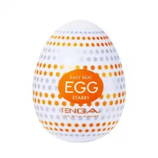 Мастурбатор-яйцо Tenga Egg Starry белый 