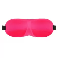 Розовая глухая маска на резинке розовый 
