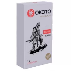 Точечные презервативы OKOTO Dotted - 12 шт  