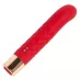 Красный вибратор для G-точки - 14,5 см красный 