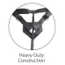 Кофейный страпон Strap-on Harness Cock - 15,2 см кофейный 