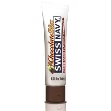Лубрикант с ароматом шоколада Swiss Navy Chocolate Bliss Lube - 10 мл  