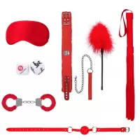 Красный игровой набор Introductory Bondage Kit №6 красный 
