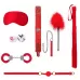 Красный игровой набор Introductory Bondage Kit №6 красный 