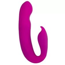 Розовый вибратор G-Spot Dual Stimulator with Rolling Ball - 17,1 см розовый 