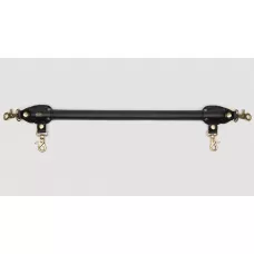 Черная распорка для ног Bound to You Faux Leather Spreader Bar - 50,8 см черный 