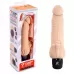 Телесный вибратор-раелистик с клиторальными лепестками 7  Realistic Vibrator - 21,5 см телесный 