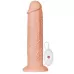 Телесный вибратор-гигант 11 Inch Realistic Long Vibrating Dildo - 28 см телесный 