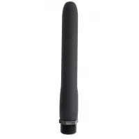 Черная насадка для интимного душа Bum Douche Buddy - 15 см черный 