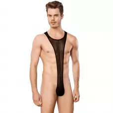 Полупрозрачное мужское боди Doreanse Sexy Body черный L