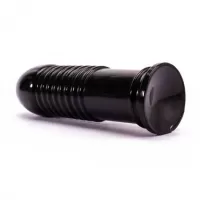 Черная анальная втулка 8 King Sized Anal Bumper - 22,5 см черный 