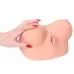 Полуторс Juliana Breast в виде груди с вибровагиной телесный 