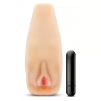 Мастурбатор-вагина с вибрацией Soft   Wet Natasha Realistic Beige Masturbator телесный 