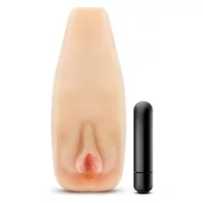 Мастурбатор-вагина с вибрацией Soft   Wet Natasha Realistic Beige Masturbator телесный 