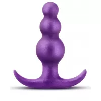Фиолетовая анальная пробка The Supernova Plug - 7,6 см фиолетовый 