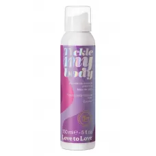 Массажная хрустящая пенка Tickle My Body Coconut с ароматом кокоса - 150 мл  