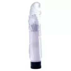 Прозрачный вибратор Juicy Jelly - 22 см прозрачный 