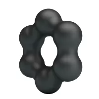 Черное эрекционное кольцо Clauzell черный 