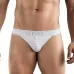 Белые перфорированные трусы-тонги Clever Ambar Thong белый S