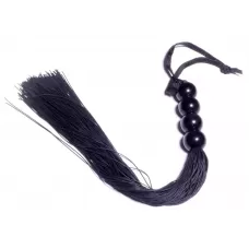 Черная силиконовая плеть - 37 см черный 