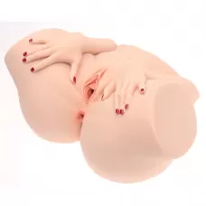 Телесный мастурбатор-полуторс Barbie телесный 