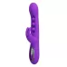 Фиолетовый вибростимулятор-кролик с шариками для точки G Sabien - 24 см фиолетовый 