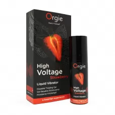 Жидкий вибратор Orgie High Voltage Strawberry - 15 мл  
