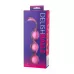Розовые тройные вагинальные шарики из силикона DELISH BALLS розовый 
