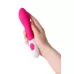 Розовый вибратор A-Toys Mika - 19,8 см розовый 