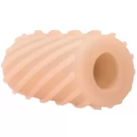 Телесный миниатюрный двухсторонний мастурбатор Self Lubrication Pocket Masturbator телесный 