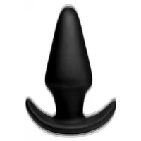 Черная анальная вибропробка Kinetic Thumping 7X Large Anal Plug - 13,3 см черный 