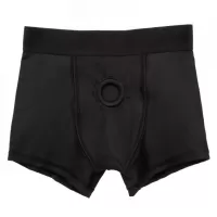 Черные трусы-боксеры BOUNDLESS BOXER BRIEF HARNESS S/M черный S-M
