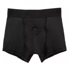 Черные трусы-боксеры BOUNDLESS BOXER BRIEF HARNESS S/M черный S-M