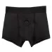 Черные трусы-боксеры BOUNDLESS BOXER BRIEF HARNESS S/M черный S-M