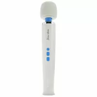 Жезловый проводной вибратор Magic Wand Plus (аналог) - 30,5 см белый 