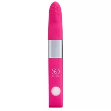 Ярко-розовый вибростимулятор Get Lucky USB Vibrator - 12 см ярко-розовый 