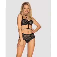 Кружевной комплект белья Raquelia черный L-XL