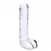 Прозрачный фаллоимитатор 8  Realistic Ribbed Glass Dildo - 20,3 см прозрачный 