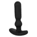 Черный анальный вибростимулятор Rechargeable Anal-T - 12 см черный 